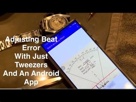 how to adjust beat error.